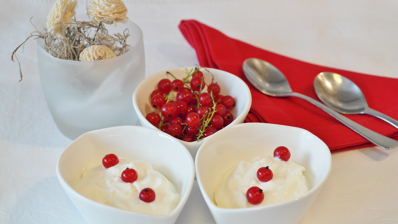 Yogurt with fruit